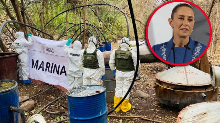Desmantelamiento de narcolaboratorios en México aumenta 60% tras entrada de Claudia Sheinbaum