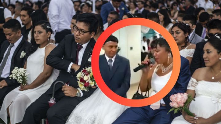 'Perdónenme todos, no acepto': novia se arrepiente en plena boda y sale huyendo | VIDEO