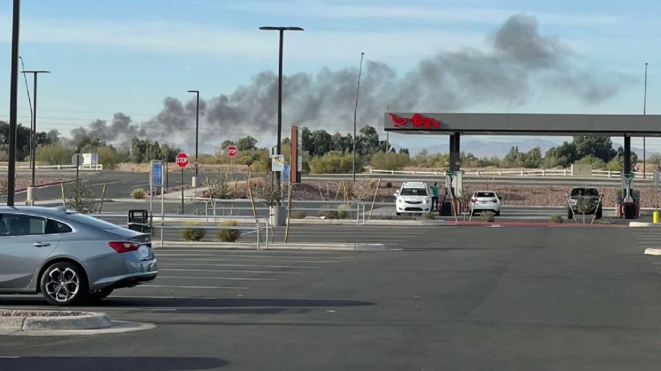 El accidente se suscitó en el aeropuerto de Arizona.