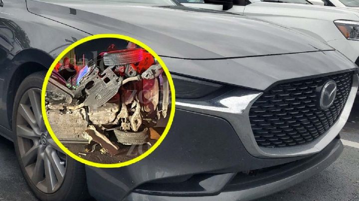 Joven destroza su Mazda en brutal accidente; se debate entre la vida y la muerte | FOTOS