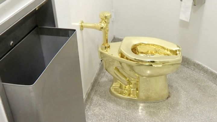 Se roban inodoro de oro de palacio de Inglaterra; enjuician a ladrones, pero la taza nunca apareció