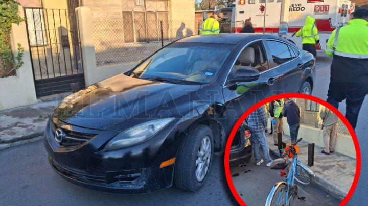 Ciclista es atropellado por conductora en la Colonia Matamoros: 'no hizo alto y me chocó'