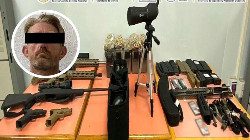 El hombre buscaba ingresar al país una gran cantidad de armas de fuego