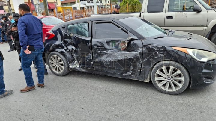 Pipa de agua causa severo accidente en Nuevo Laredo; ciclista resultó lastimado