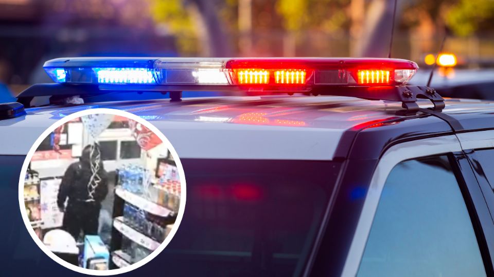 Un agente logró evitar que un ladrón entrara a una tienda de conveniencia