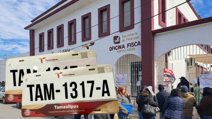 Anuncia Oficina Fiscal aumento al trámite de placas en Nuevo Laredo; ¿cuánto costarán?