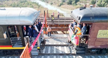 Inauguran Puente Ferroviario Ottensmeyer que une Estados Unidos y México