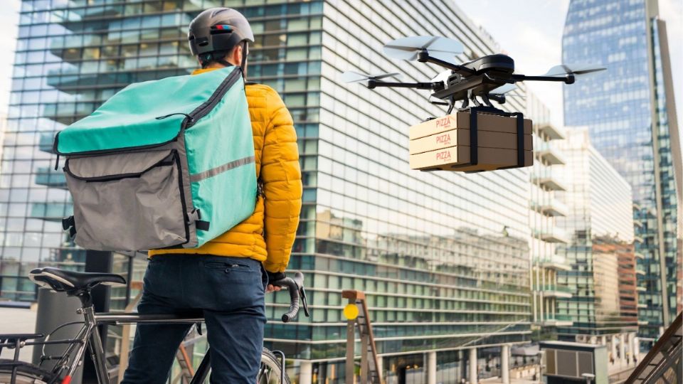 Los drones ahora serán usados para la entrega de comida en esta ciudad de Estados Unidos
