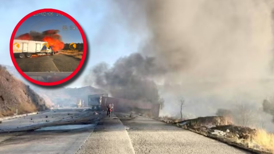 Bomberos de los municipios de Ojocaliente y Ciudad Cuauhtémoc se presentaron en el sitio para controlar el conato de incendio.