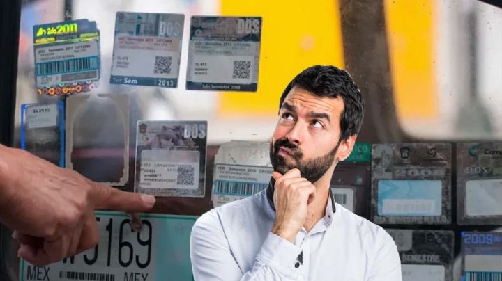 Si pagas la tenencia vehicular, ¿se deben dejar todos los engomados en el parabrisas?