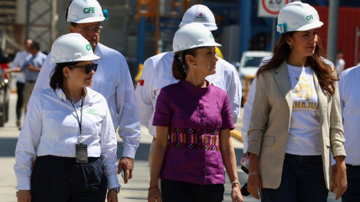 Claudia Sheinbaum inaugura central eléctrica en Salamanca y anuncia reestructuración de la CFE