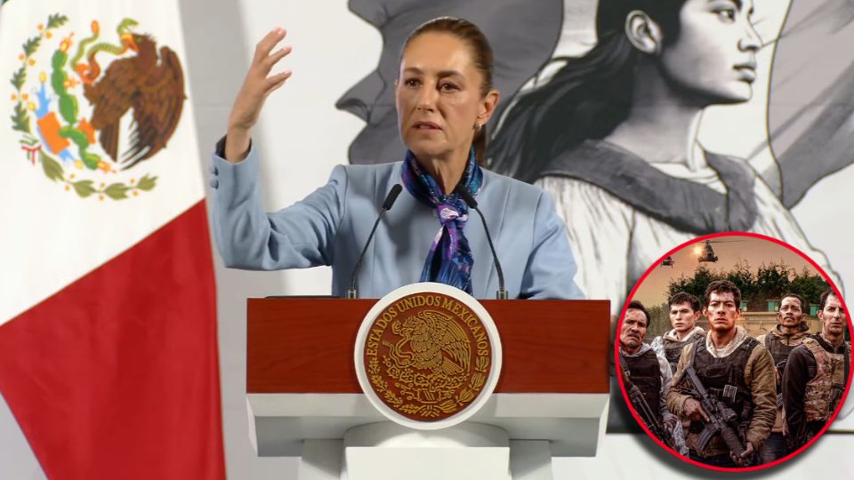 La jefa del Ejecutivo celebró que existan este tipo de producciones para enaltecer al ejército mexicano