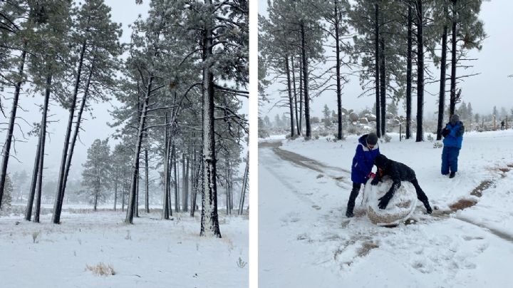 Sigue nevando intensamente en esta parte de México, a pesar de que ya casi es primavera