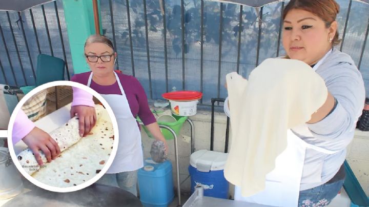 Estos son los burritos más grandes de la frontera; medio metro de puro sabor