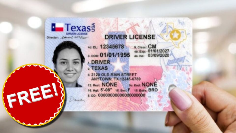 La licencia de conducir de Texas podría salir gratuito para ciertas personas que cumplan con los requisitos