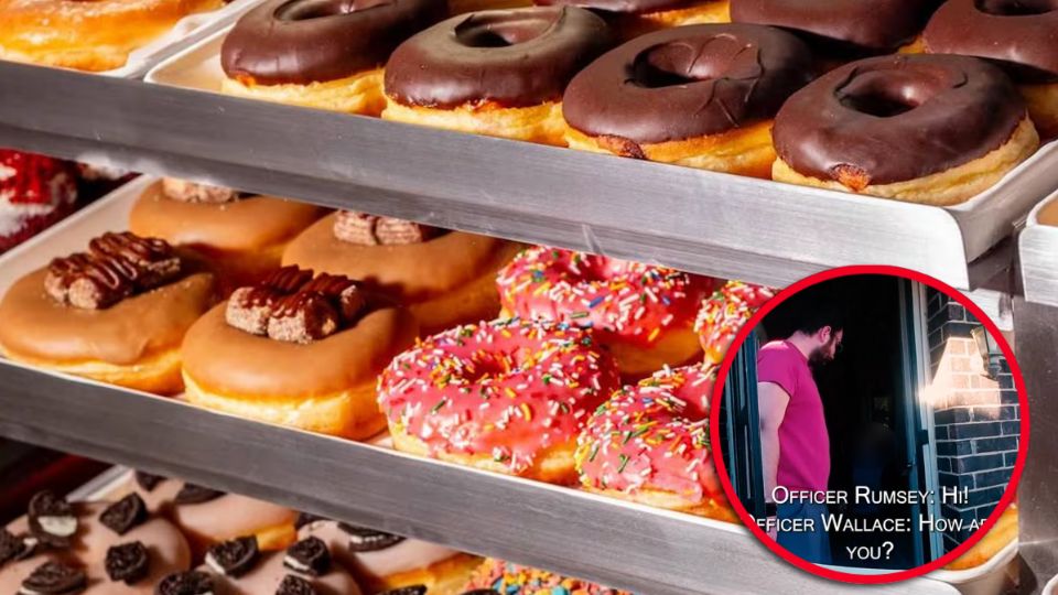 La amabilidad de los policías fue retratado en un video que se volvió popular en las redes sociales