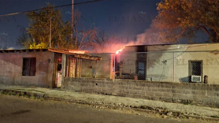 Nuevo Laredo: se incendia casa en la colonia Zaragoza; la dueña no alcanzó a llegar a tiempo