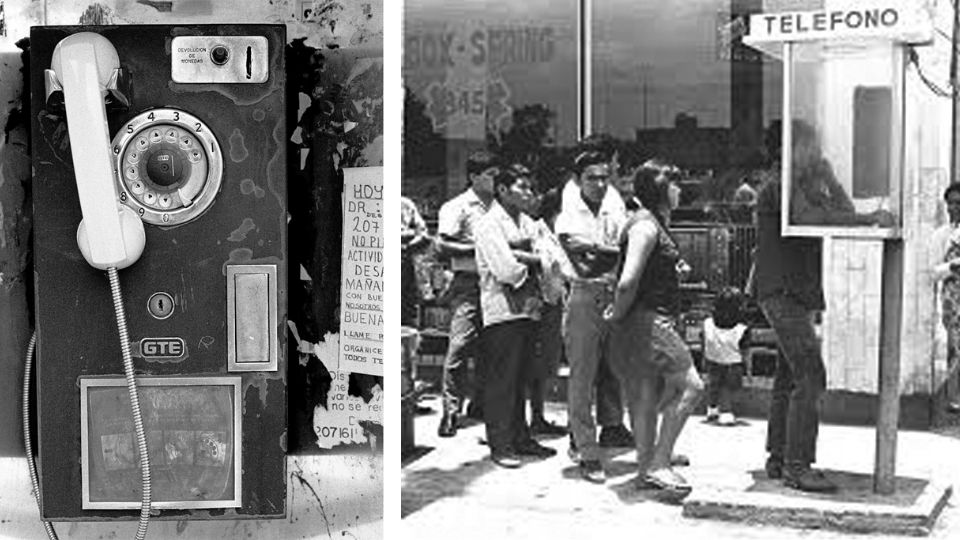 La interminable fila en los teléfonos públicos en los 80.