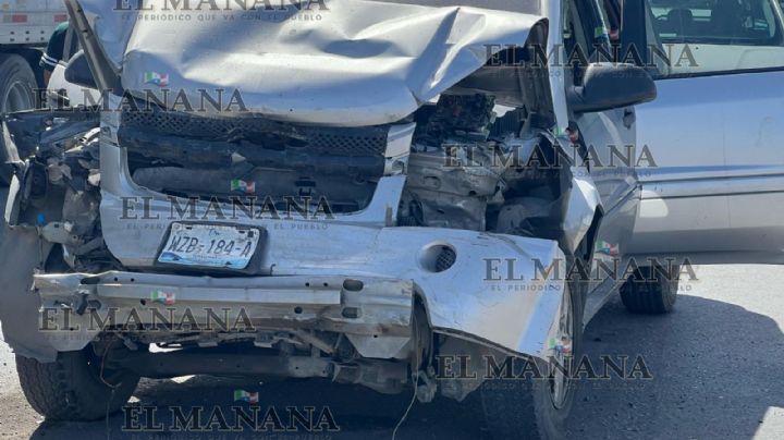 Nuevo Laredo: madre e hija terminan en el hospital tras brutal choque en la Carretera Aeropuerto