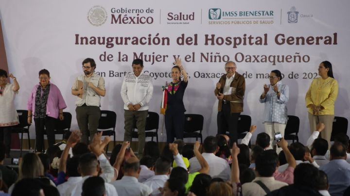 Inaugura Sheinbaum Hospital General de la Mujer y la Niñez en Oaxaca