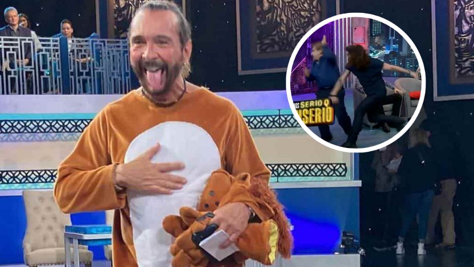 Oscar Burgos agredió a otro comediante en pleno programa en vivo