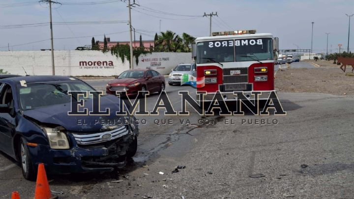 Nuevo Laredo: choque cerca del Puente de los Aguacates deja dos niños lesionados
