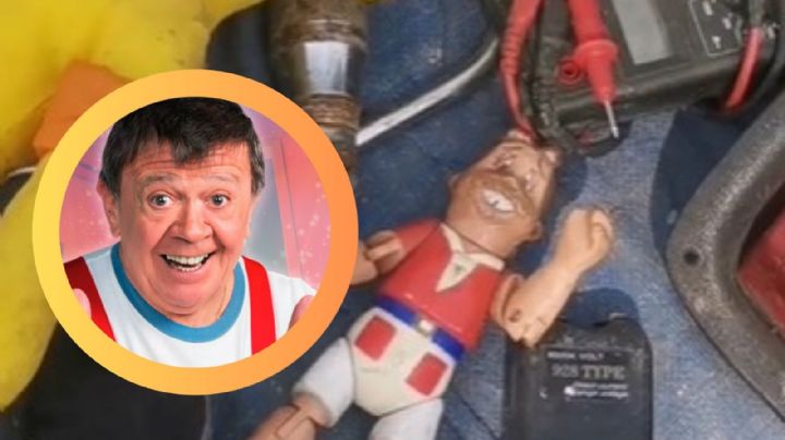 Encuentran muñeco de Chabelo en un tianguis y lo 'devuelven a la vida' | VIDEO
