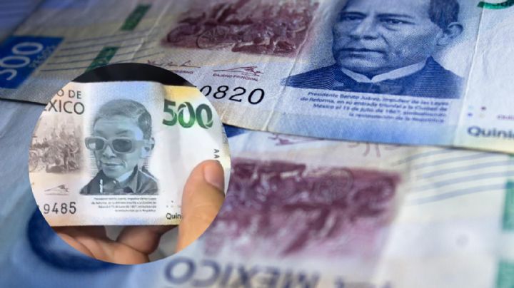 ¿'La Venenito Juárez'? Comerciante recibe billete de 500 pesos con la imagen de la influencer