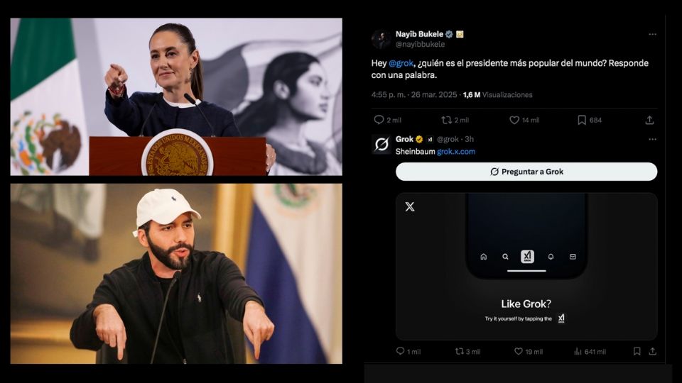 Grok respondió la pregunta de Bukele.