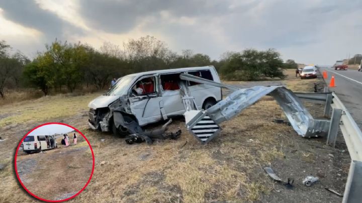 Tráiler provoca accidente en la Zaragoza-Victoria; le cerró el paso a grupo de monjas