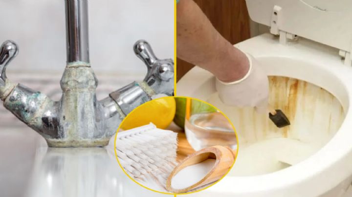 Este es el truco definitivo para acabar con el sarro de retrete y del grifo en el baño