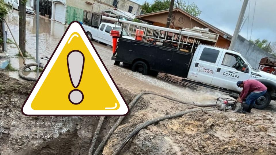 Desde las 3:00 de la madrugada está trabajando el personal de Comapa.