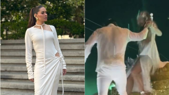 Galilea Montijo sufre caída en carro alegórico durante el Carnaval de Mazatlán | VIDEO