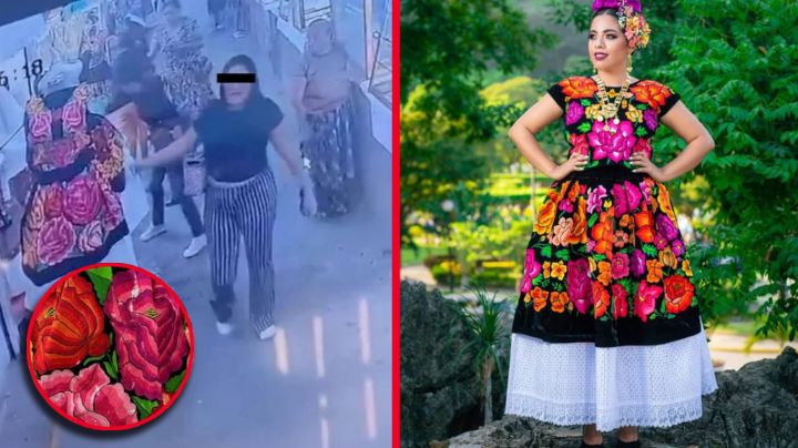 'Lady Cloro': mujer arruina vestido de más de 35 mil pesos; fue por una tanda | VIDEO