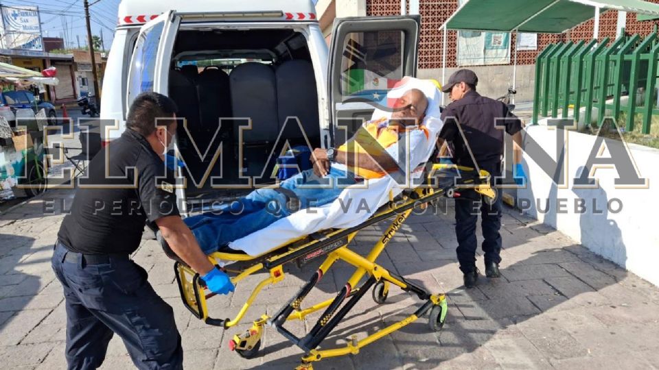 Juan Antonio fue atendido en el hospital.