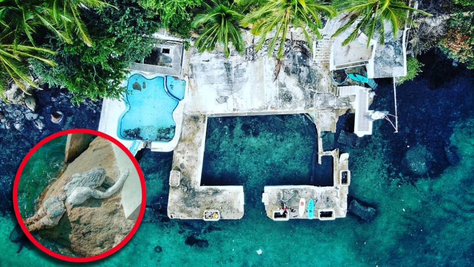 Cantinflas, obsesionado con las sirenas, habría recibido instrucciones de un misterioso hombre en un bar de la CDMX para construir un lugar donde estos seres marinos podrían ir a descansar