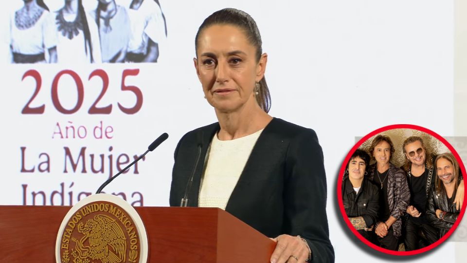 Sheinbaum destacó que la agrupación podría ser el primer grupo en cantar en español dentro de este homenaje histórico