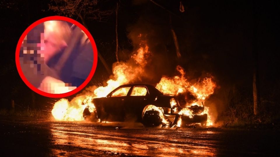 Un policía rescató a un hombre de morir.