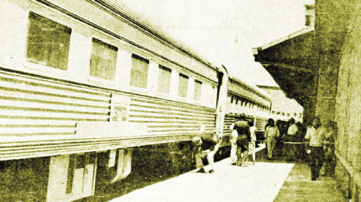 Primer tren de pasajeros que cruzó Nuevo Laredo cumple 133 años