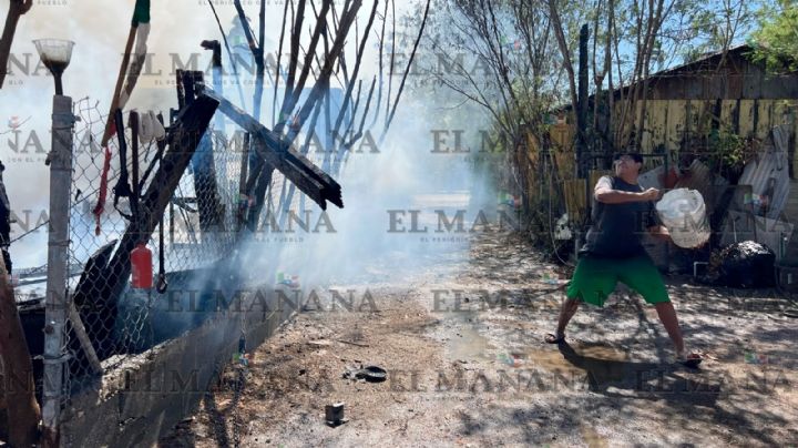 Infierno en la colonia Palacios: así fue el incendio de 5 casas en Nuevo Laredo