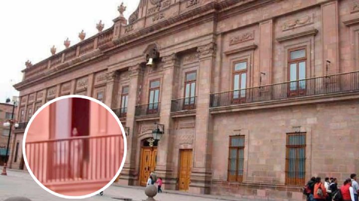 ¿El espíritu de la emperatriz Carlota o una mujer con poca ropa?; esto apareció en San Luís Potosí