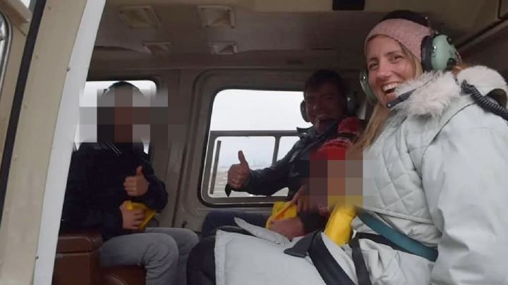 Captan las últimas fotos de la familia antes de subir al helicóptero que cayó en el río Hudson