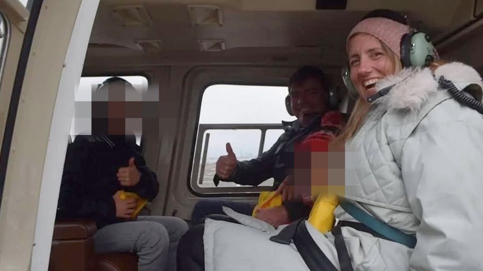 La familia estaba feliz.