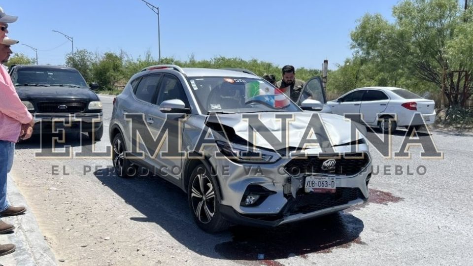 Choque en Nuevo Laredo.