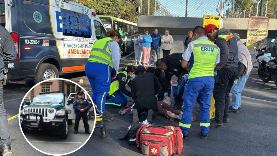 Mujer es atropellada dos veces