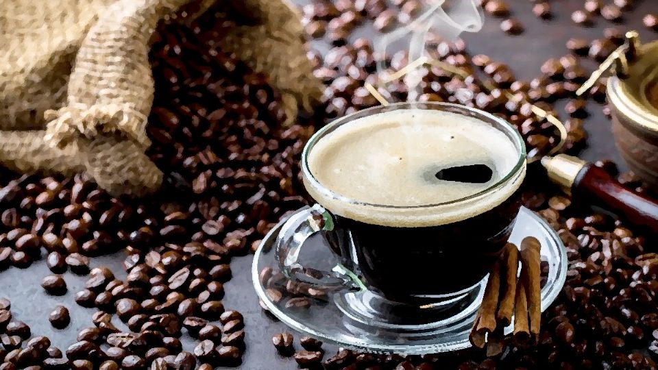 Café y otras bebidas con cafeína.