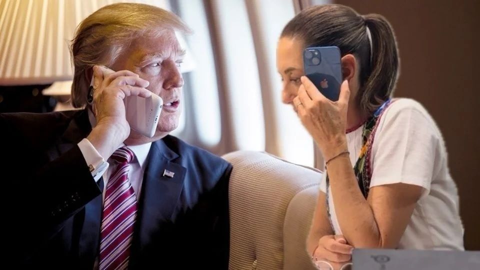Trump y Sheinbaum sostuvieron una llamada telefónica.