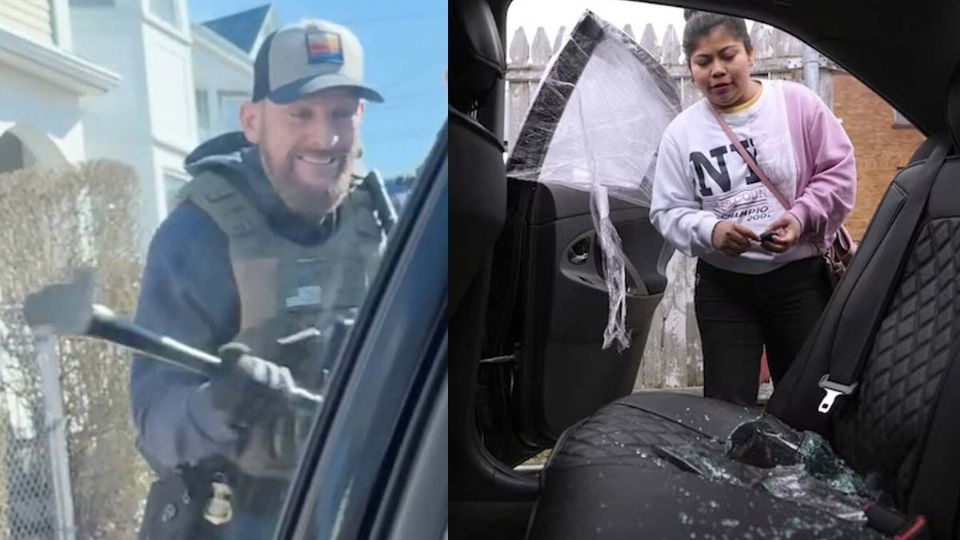 Migrante es atacado por ICE en su carro