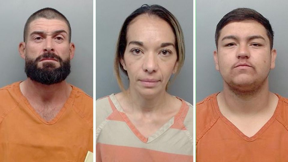 Allen Jerrel Jackson, Pauline González y Roel Flores.
