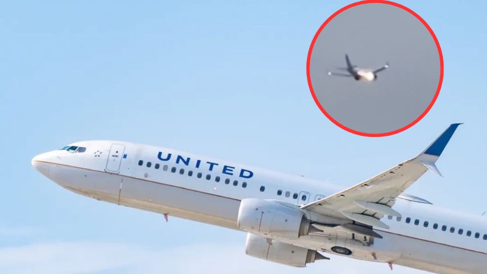 Los pasajeros de un vuelo de United Airlines vivieron momentos de pánico cuando el motor del avión comenzó a incendiarse